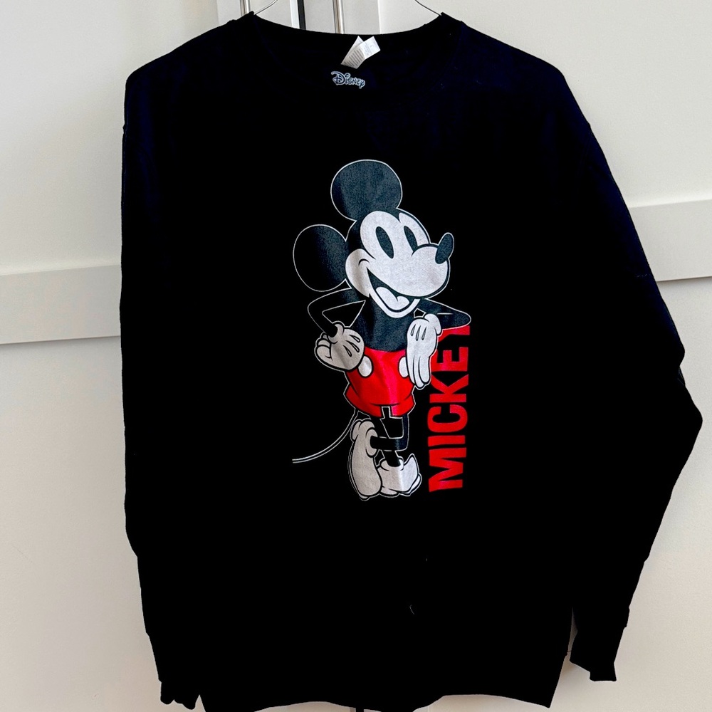 Disney Black and Red Mickey Mouse Kids Hoodie